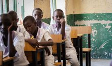 School children in the north east