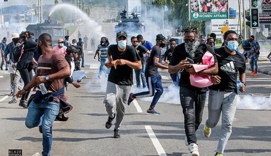 Protest against police brutality in Nigeria